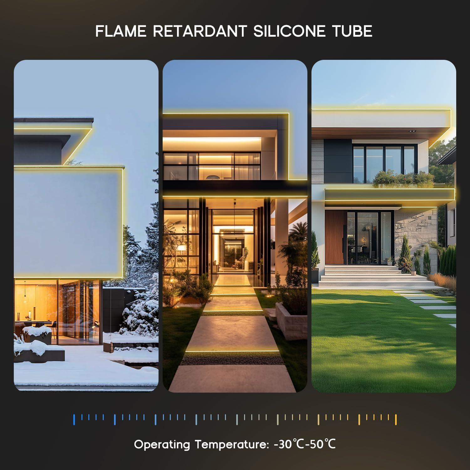 Luces de tira LED VOEWT 30m 6000K a prueba de agua