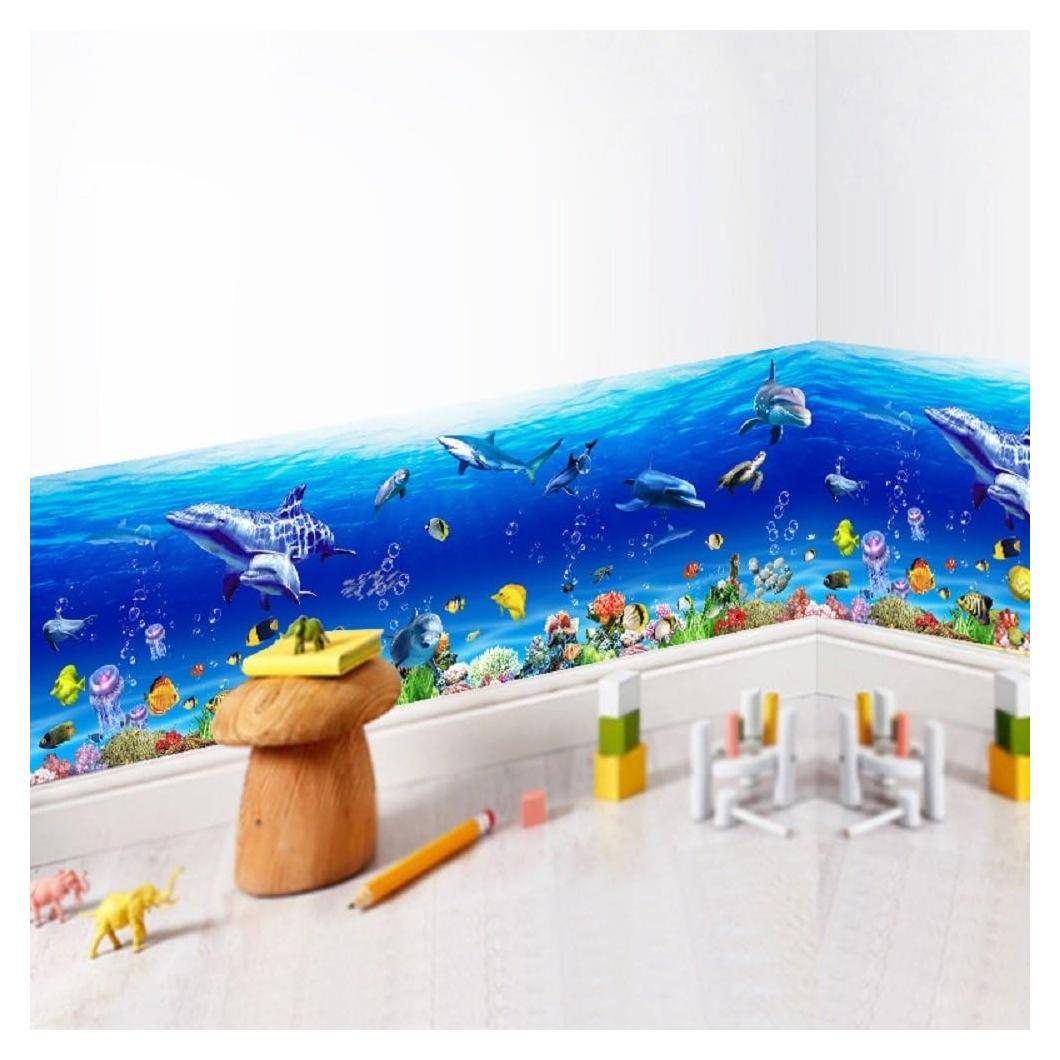 Calcomanías de Pared Oceánicas AM AMAONM 24.9x69.9 cm