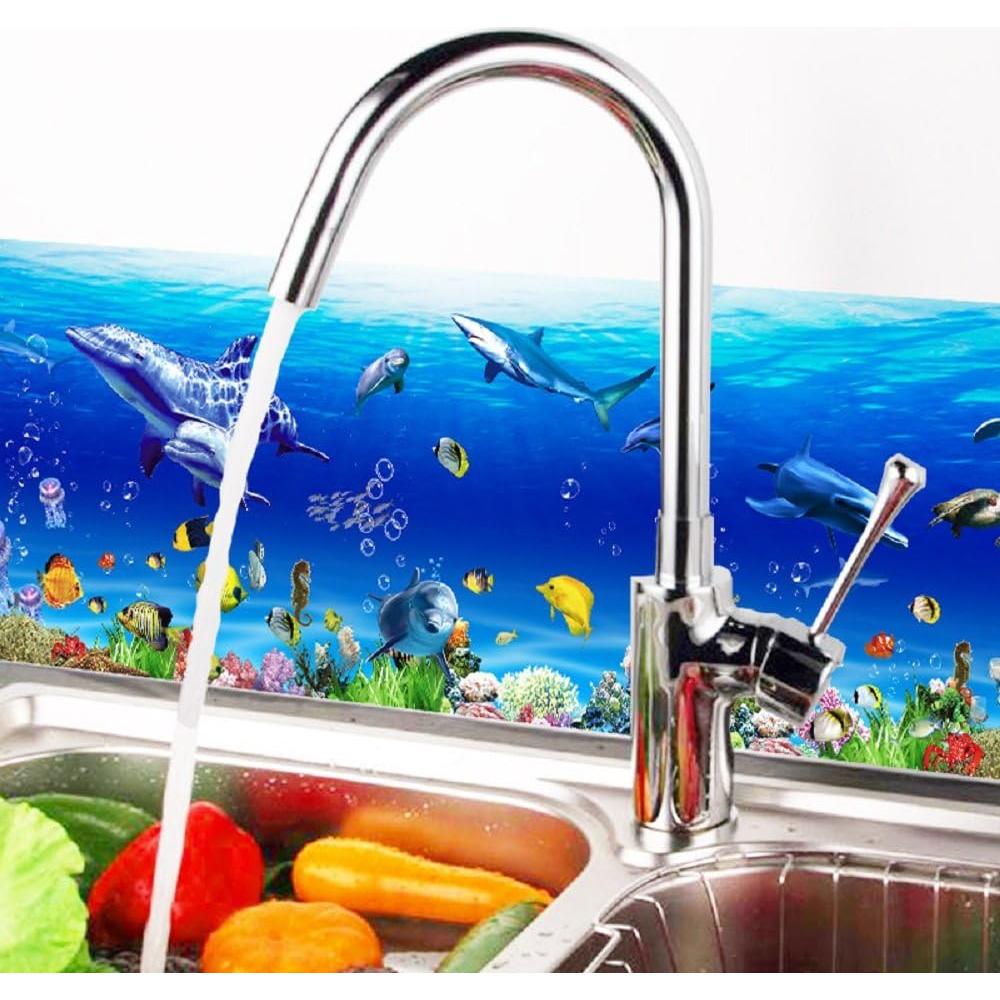 Calcomanías de Pared Oceánicas AM AMAONM 24.9x69.9 cm