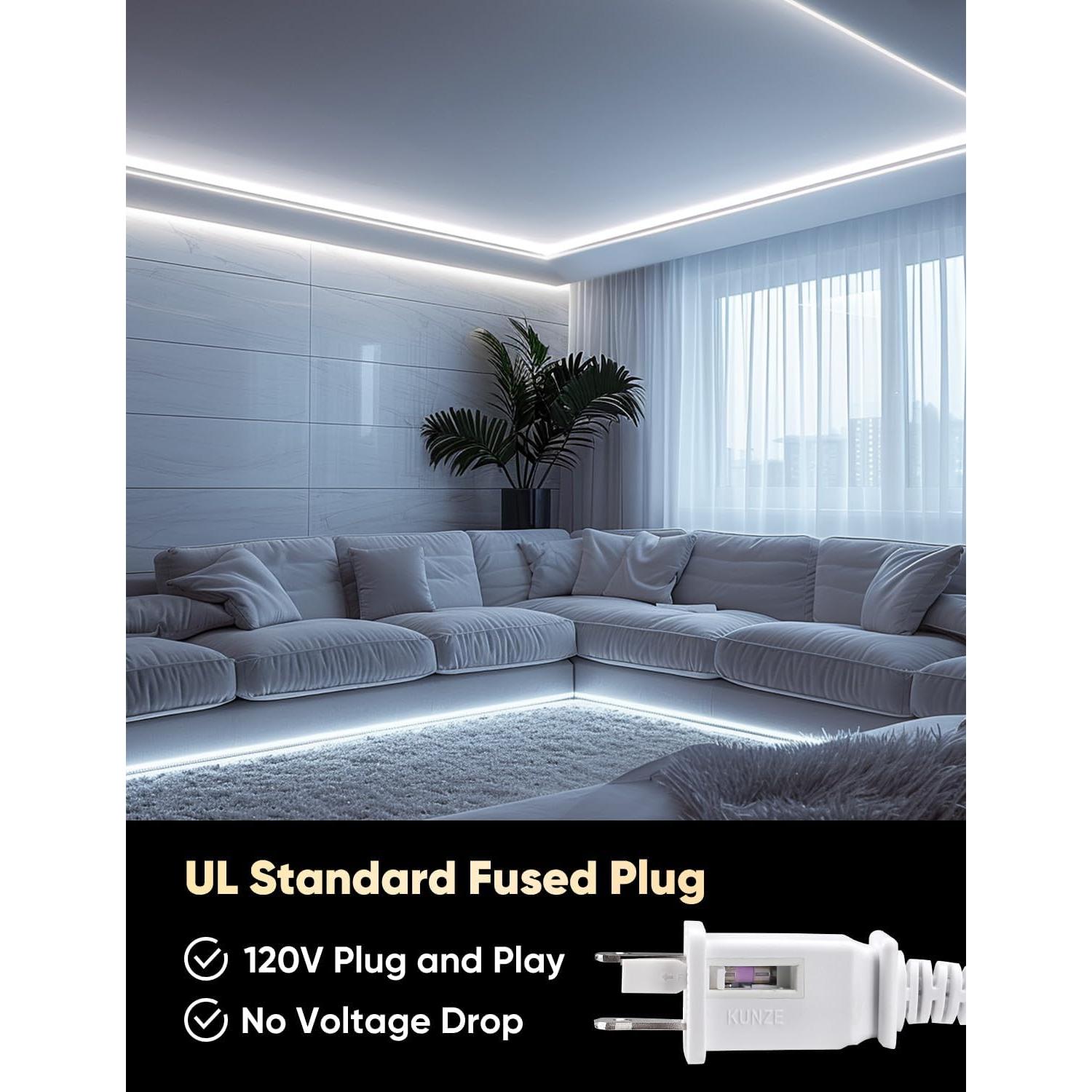 Tira de Luz LED COB 5m HelioRibbon 6000K Blanco Frío Impermeable