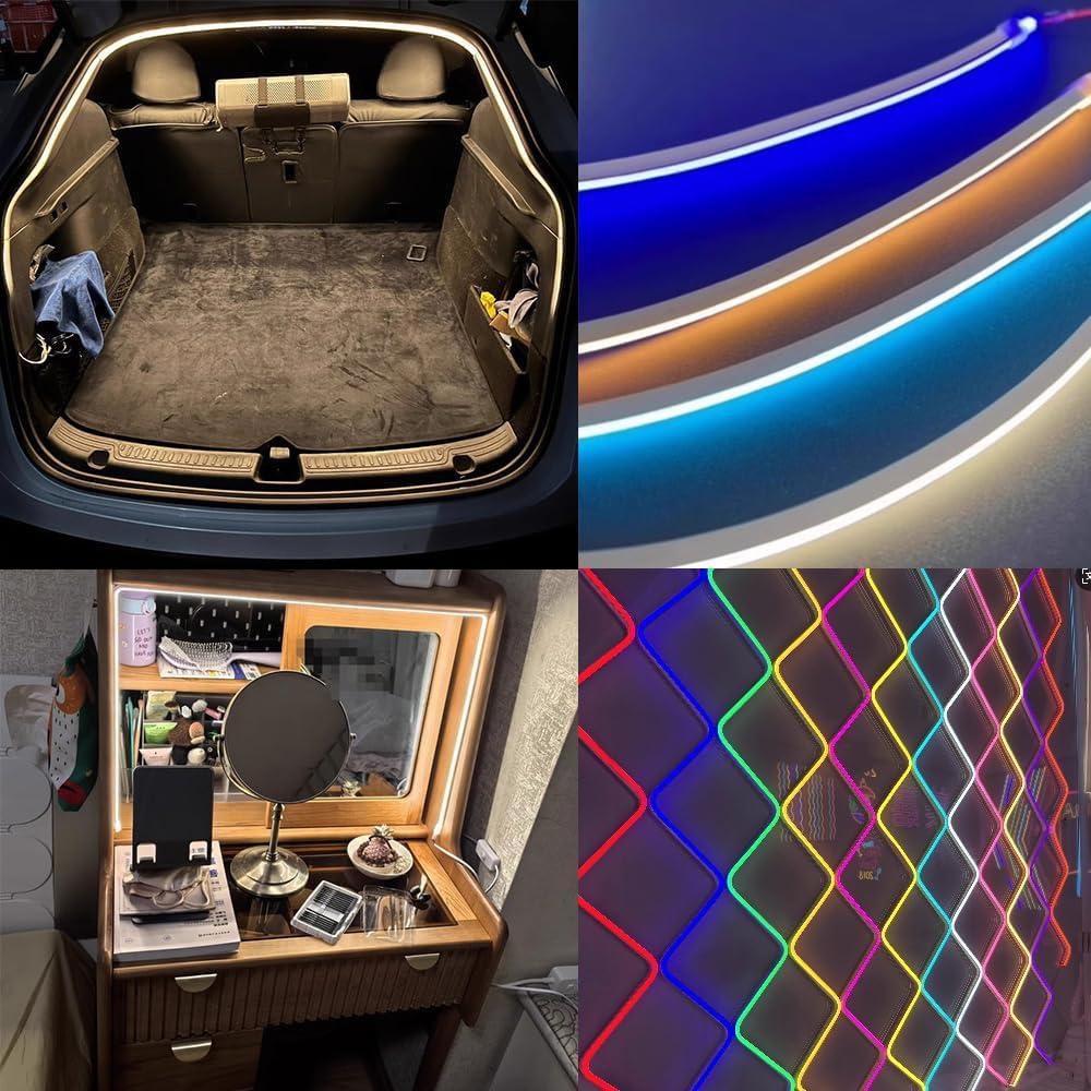 Canal Difusor LED de Silicona DGLILUAN 5m Impermeable 10x10mm