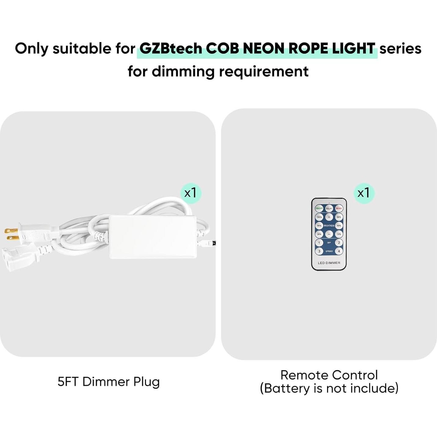 Regulador Universal GZBtech 500W para Luces de Tira Neón