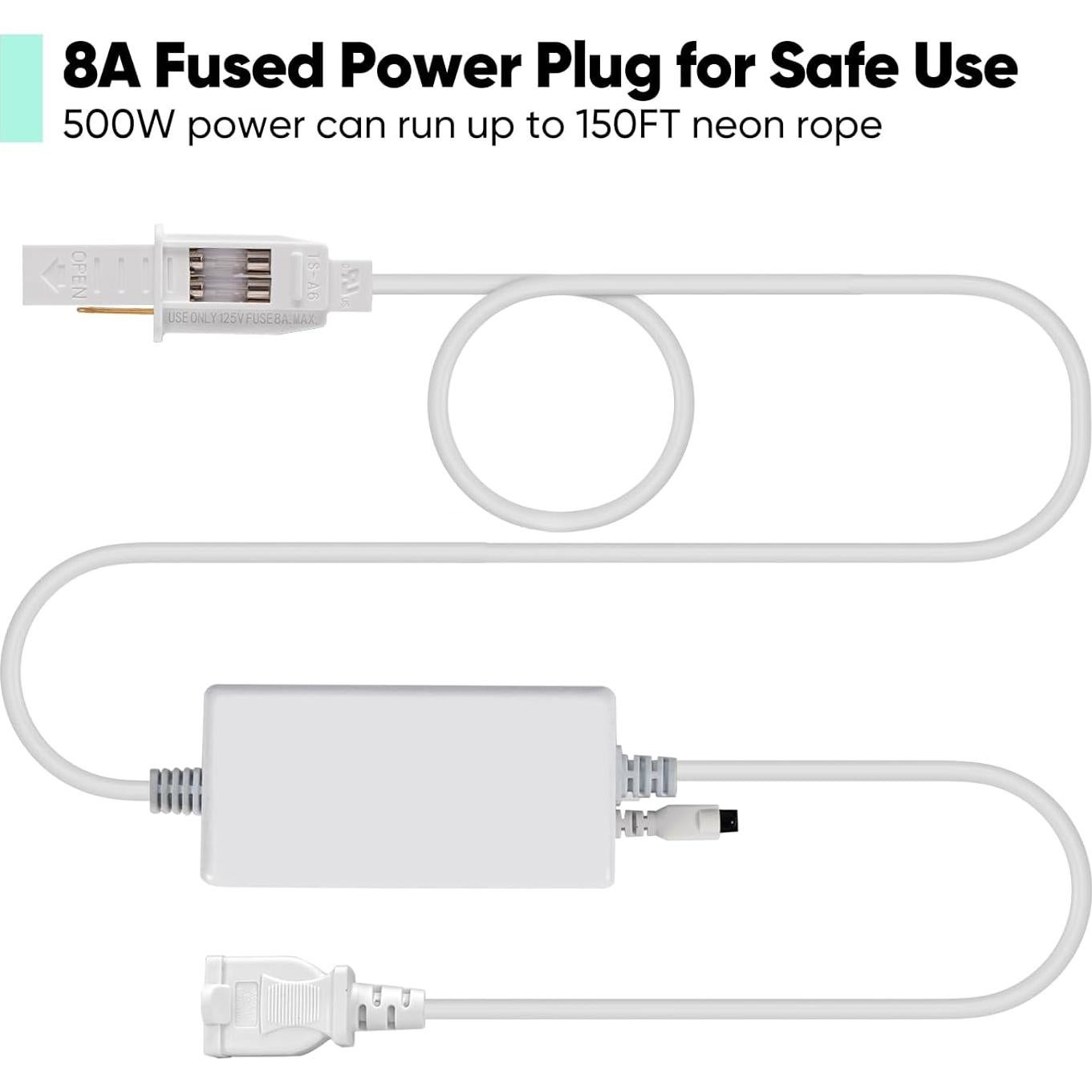 Regulador Universal GZBtech 500W para Luces de Tira Neón