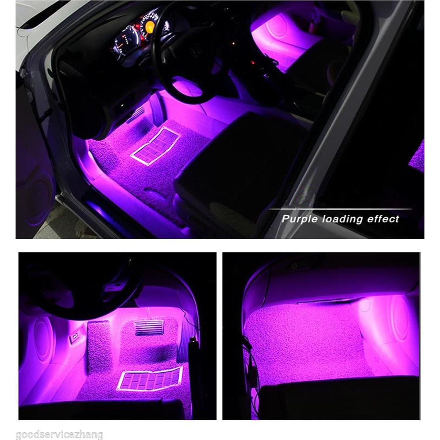 Tira de Luz LED Rosa para Coche EJ's SUPER CAR 4pcs IP65
