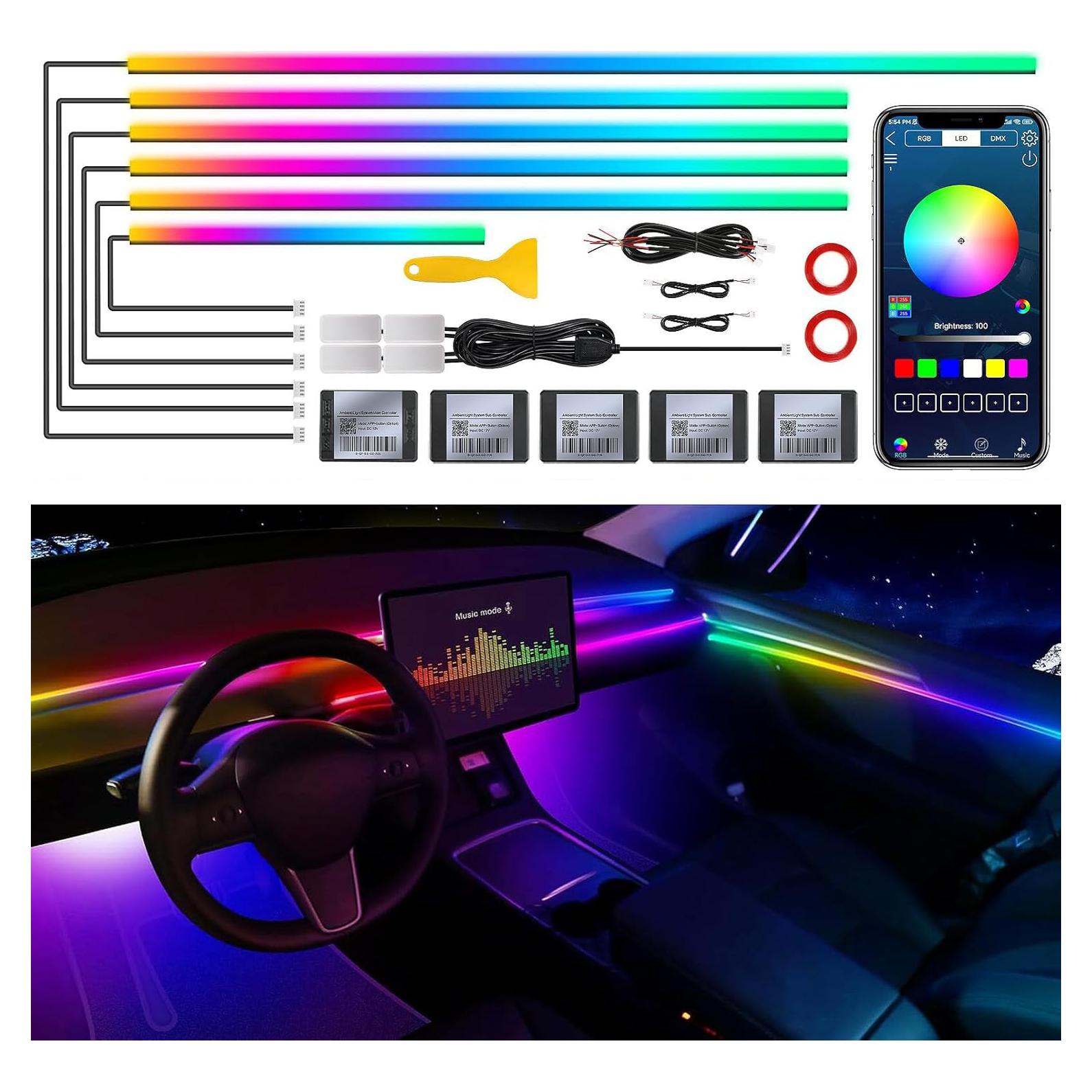 Kit de Iluminación LED Interior MAODANER Dreamcolor 10 en 1