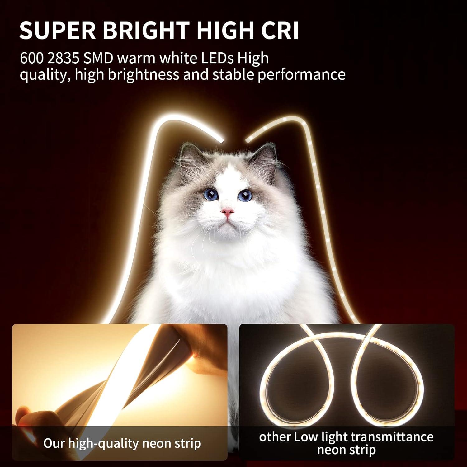 Cinta LED Neon 5M IKERY IP67 Flexible para Decoración