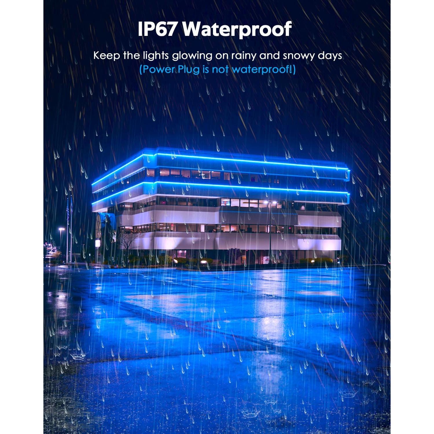 Tira de Luz Neón LED Azul 5M 120 LEDs/M Impermeable