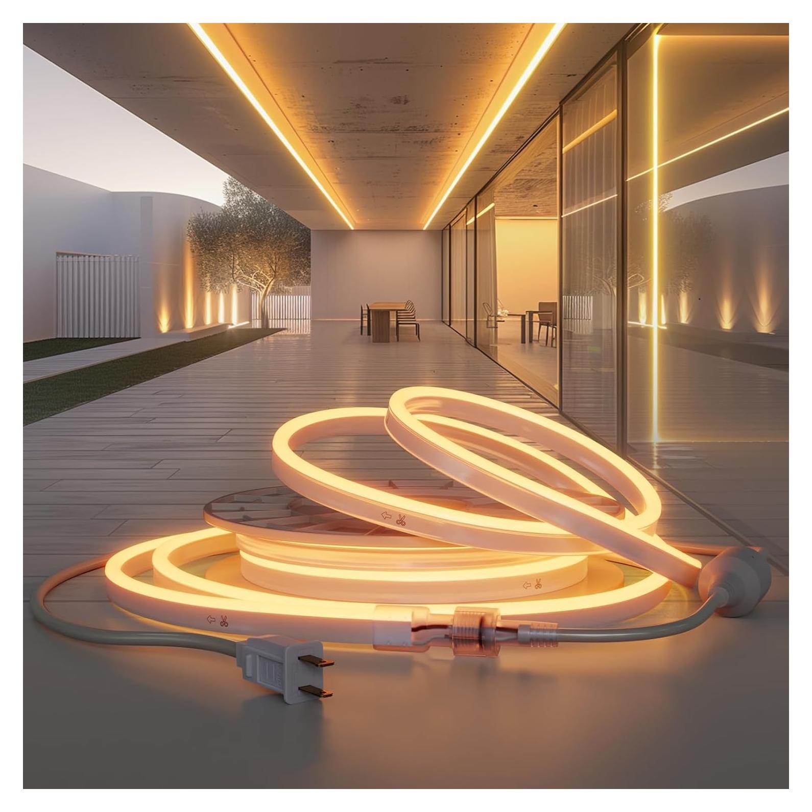 Tira de Luz LED Dimmable 5m HRG Blanco Cálido Impermeable