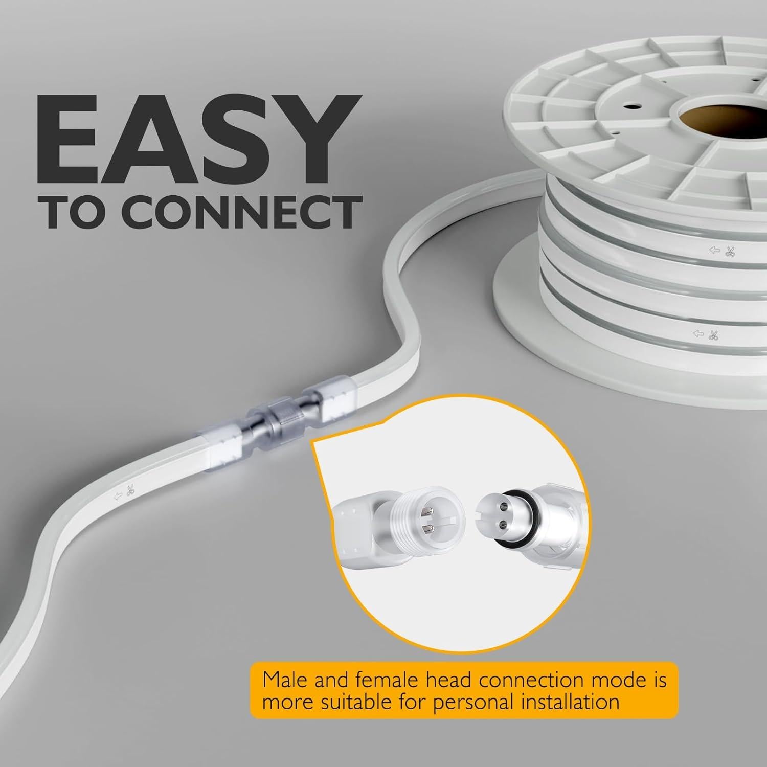 Tira de Luz LED Dimmable 5m HRG Blanco Cálido Impermeable