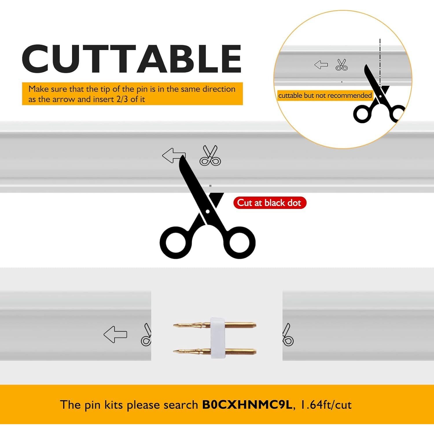 Tira de Luz LED Dimmable 5m HRG Blanco Cálido Impermeable