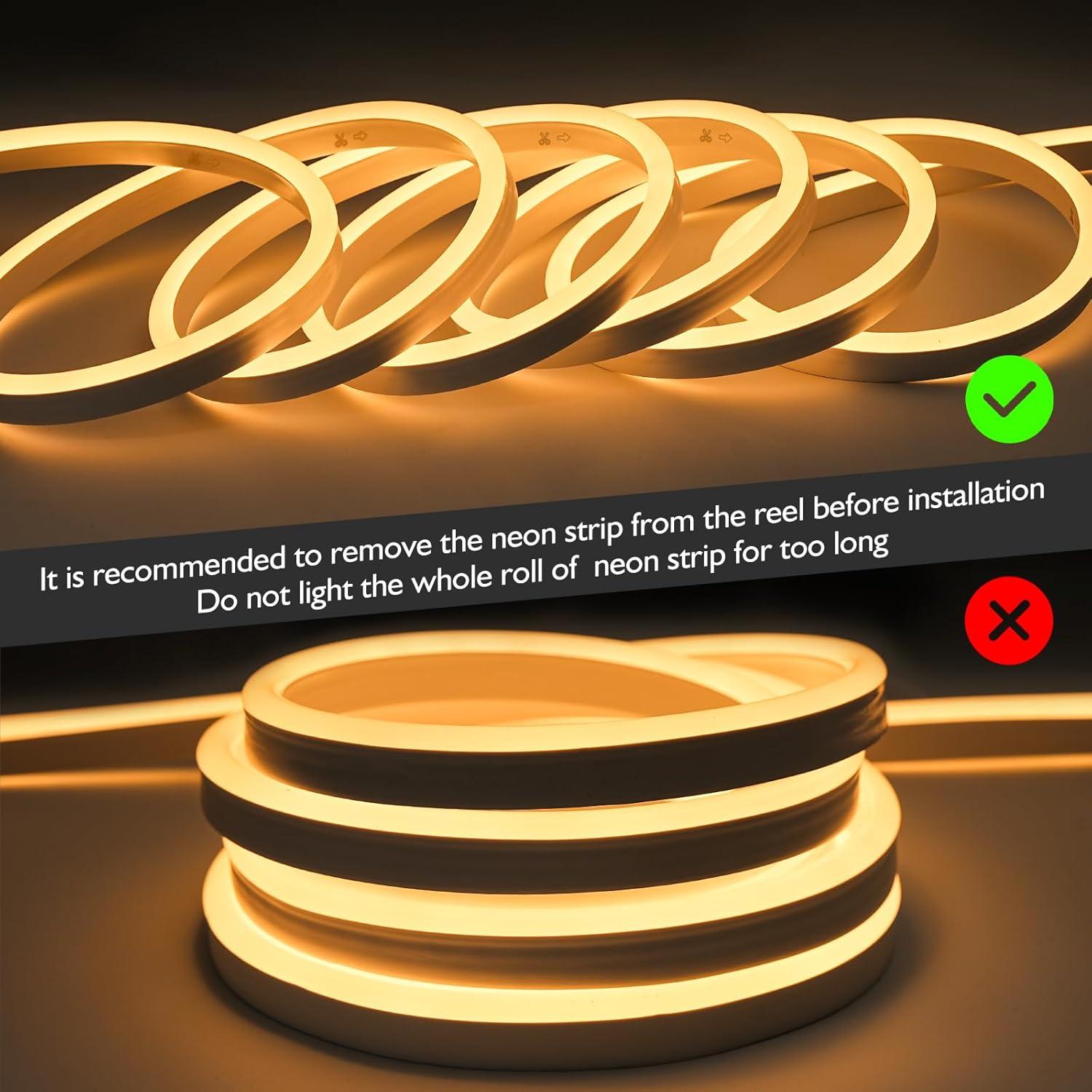 Tira de Luz LED Dimmable 5m HRG Blanco Cálido Impermeable