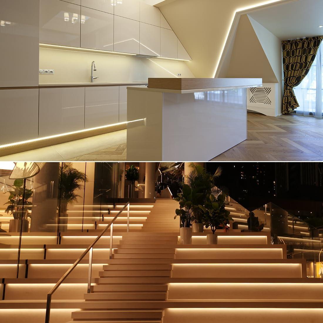 Cinta LED FCOB BTF-LIGHTING 5M IP67 Blanco Cálido 2700K