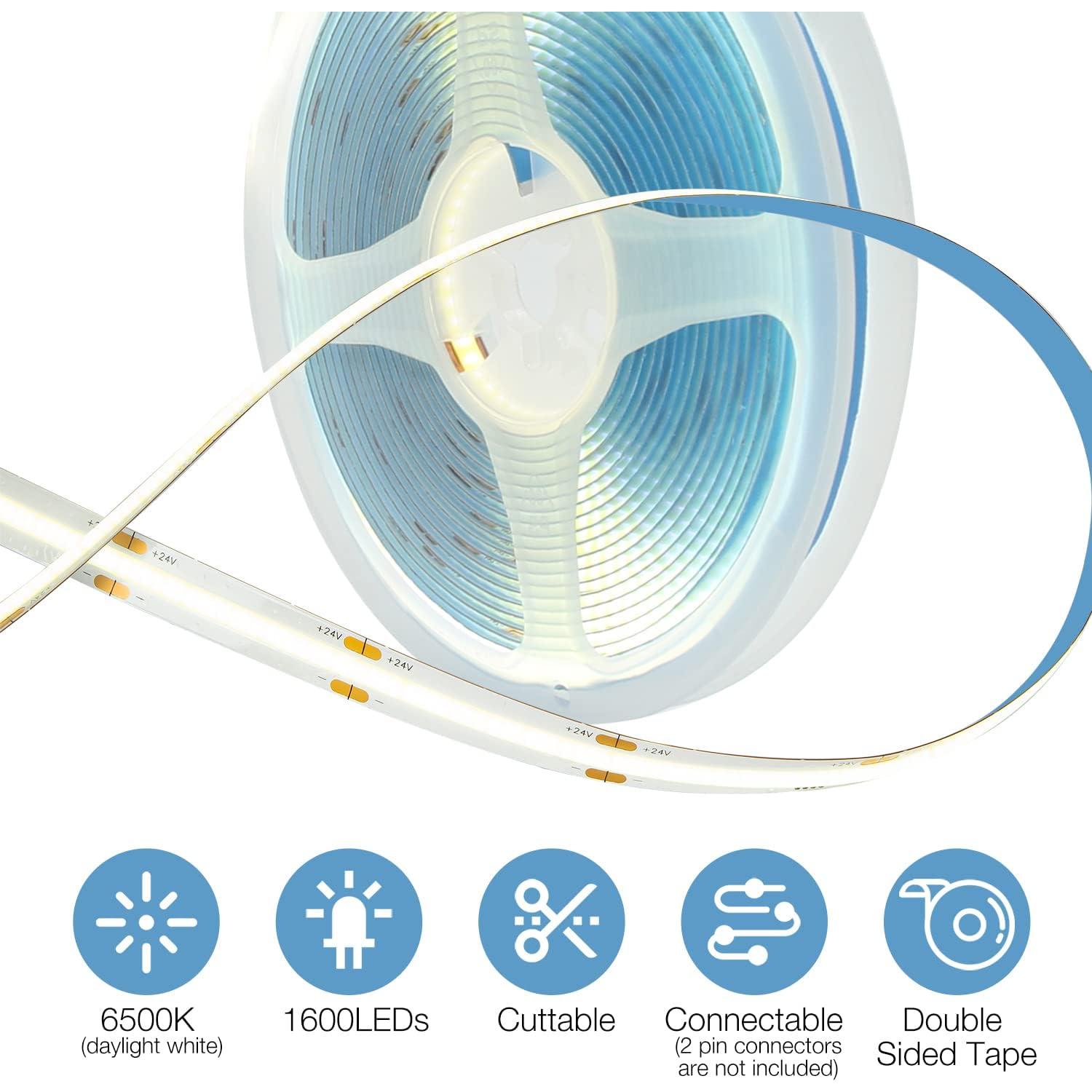 Tira LED COB 5m Daybetter 6500K Regulable Luz Diurna