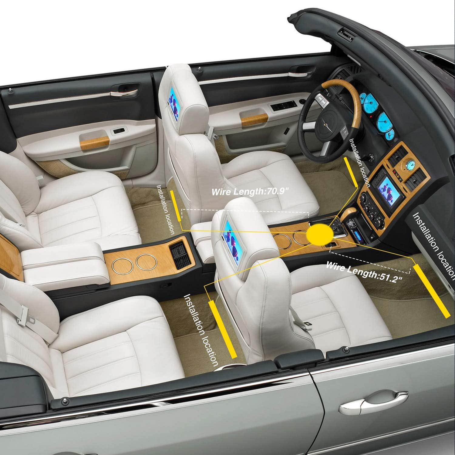 Luces LED Interiores Nilight TR-06 RGB 48 LED Control Remoto