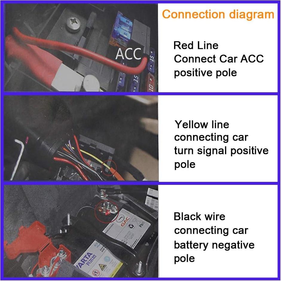 Luces LED para Automóvil CARLITS 60.96 cm 2 Piezas DRL Ámbar y Blanco