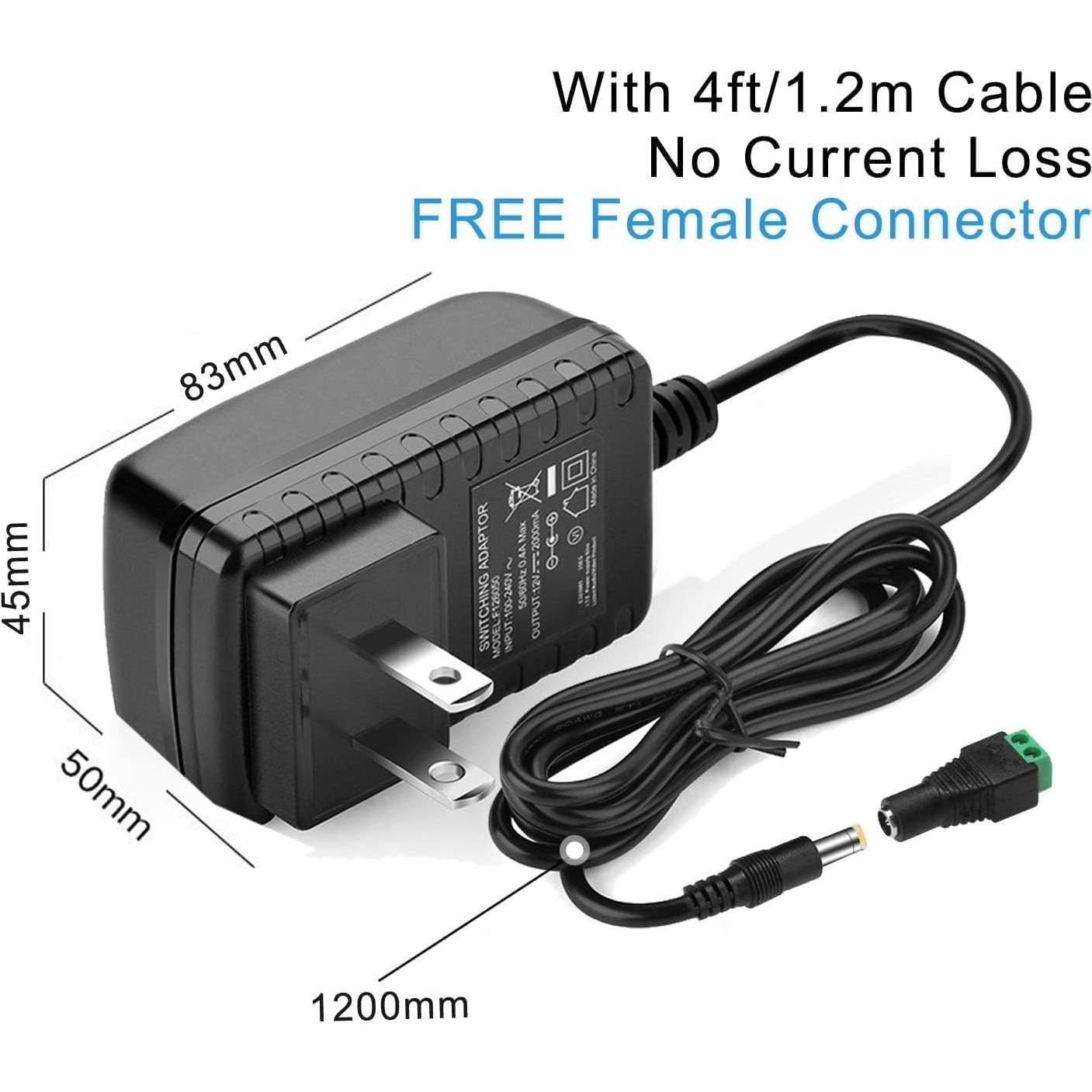 Fuente de Poder 12V 3A GUPUP para Luces LED y Neón