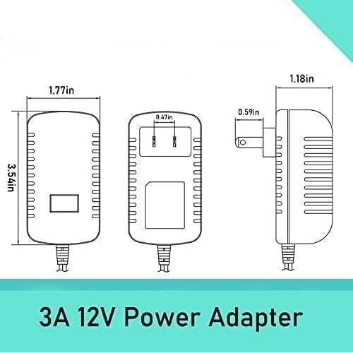 Fuente de Poder 12V 3A GUPUP para Luces LED y Neón