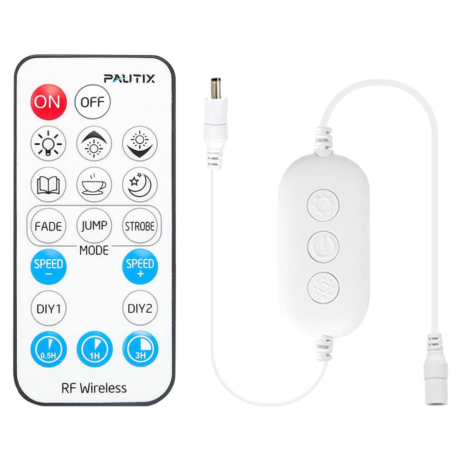 Controlador de Atenuación RF PAUTIX 18 Teclas 5-24V para LED