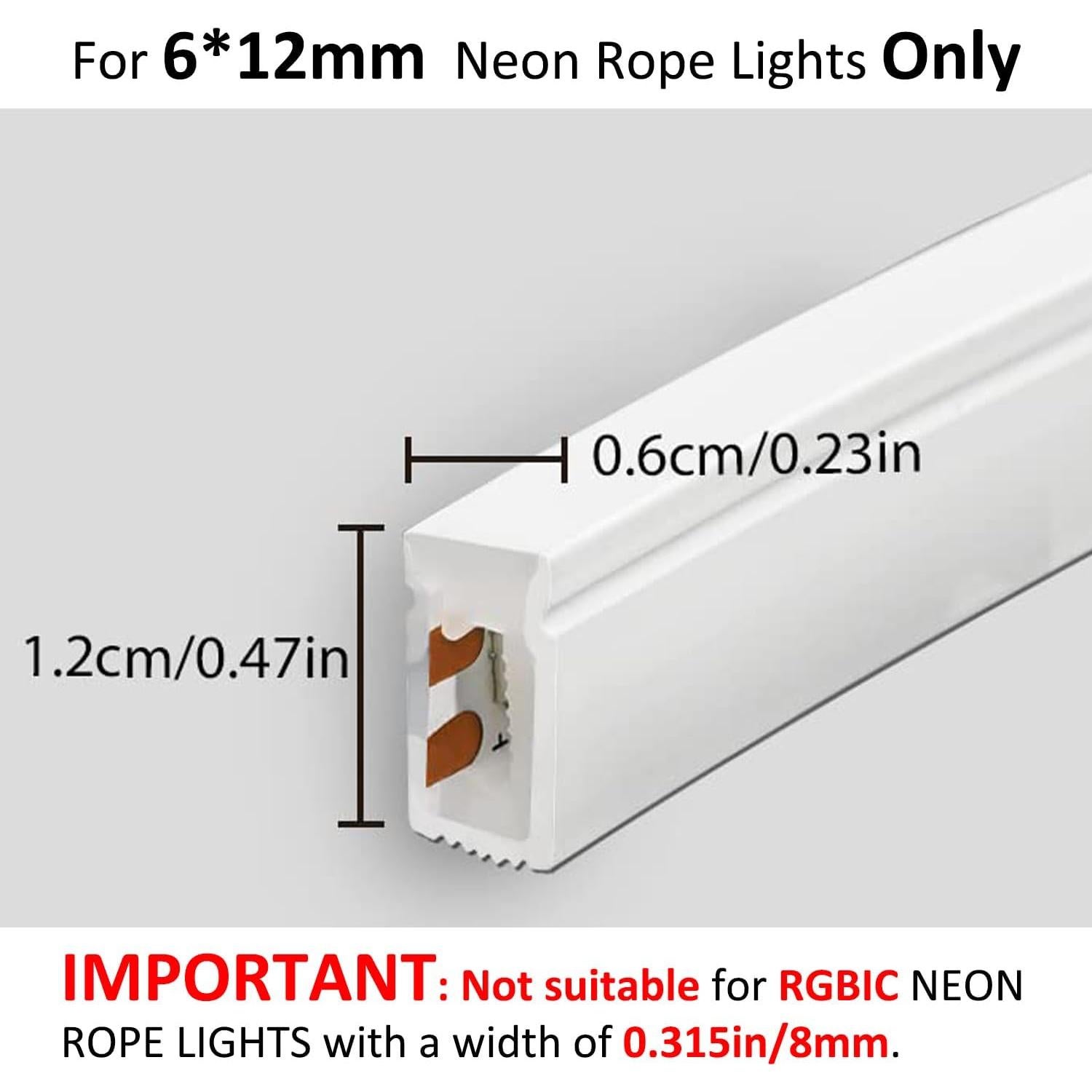 Soportes de Montaje para Luces de Neón Lucienstar 100PCS