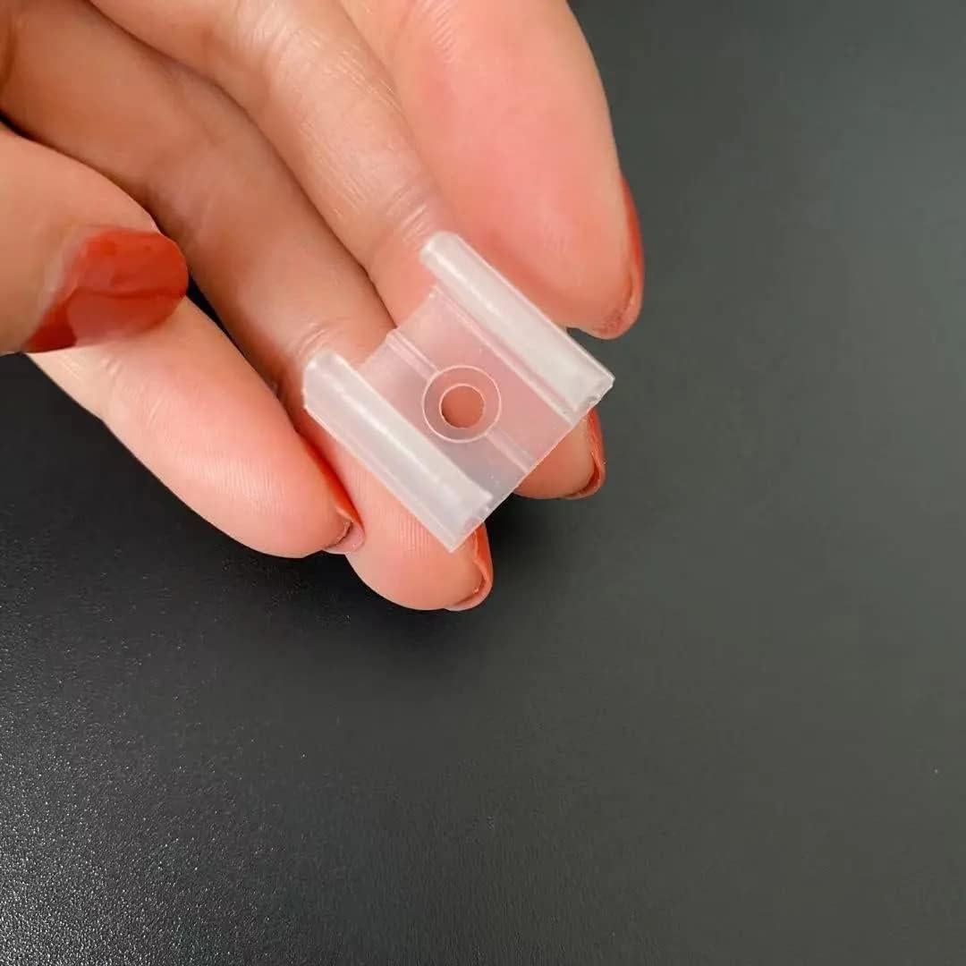 120 Clips de Montaje para Tiras de Luz LED 10mm GHR00101