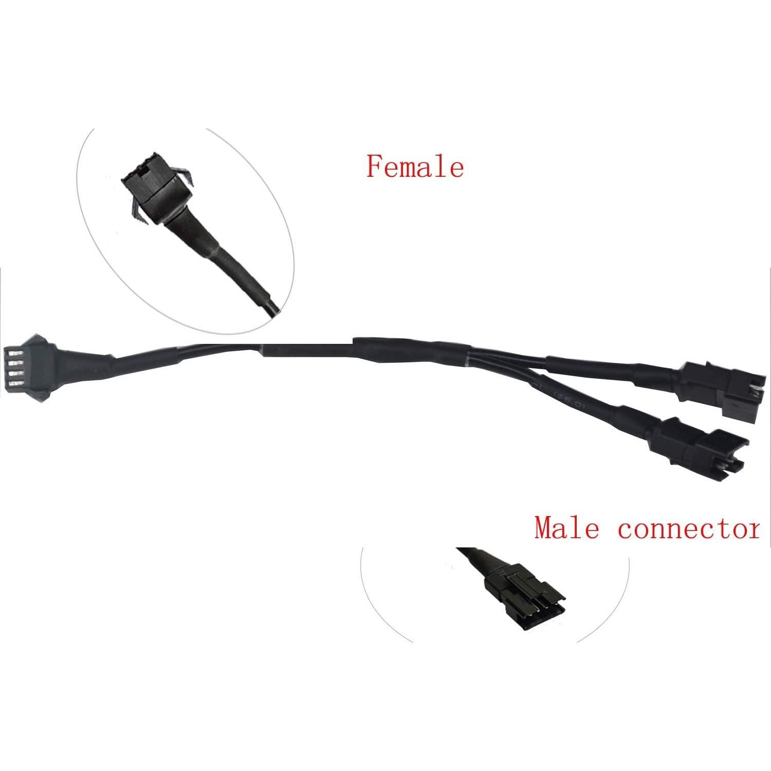 Divisor Y 1 Femenino a 2 Masculino Kingshowstar para LED RGB