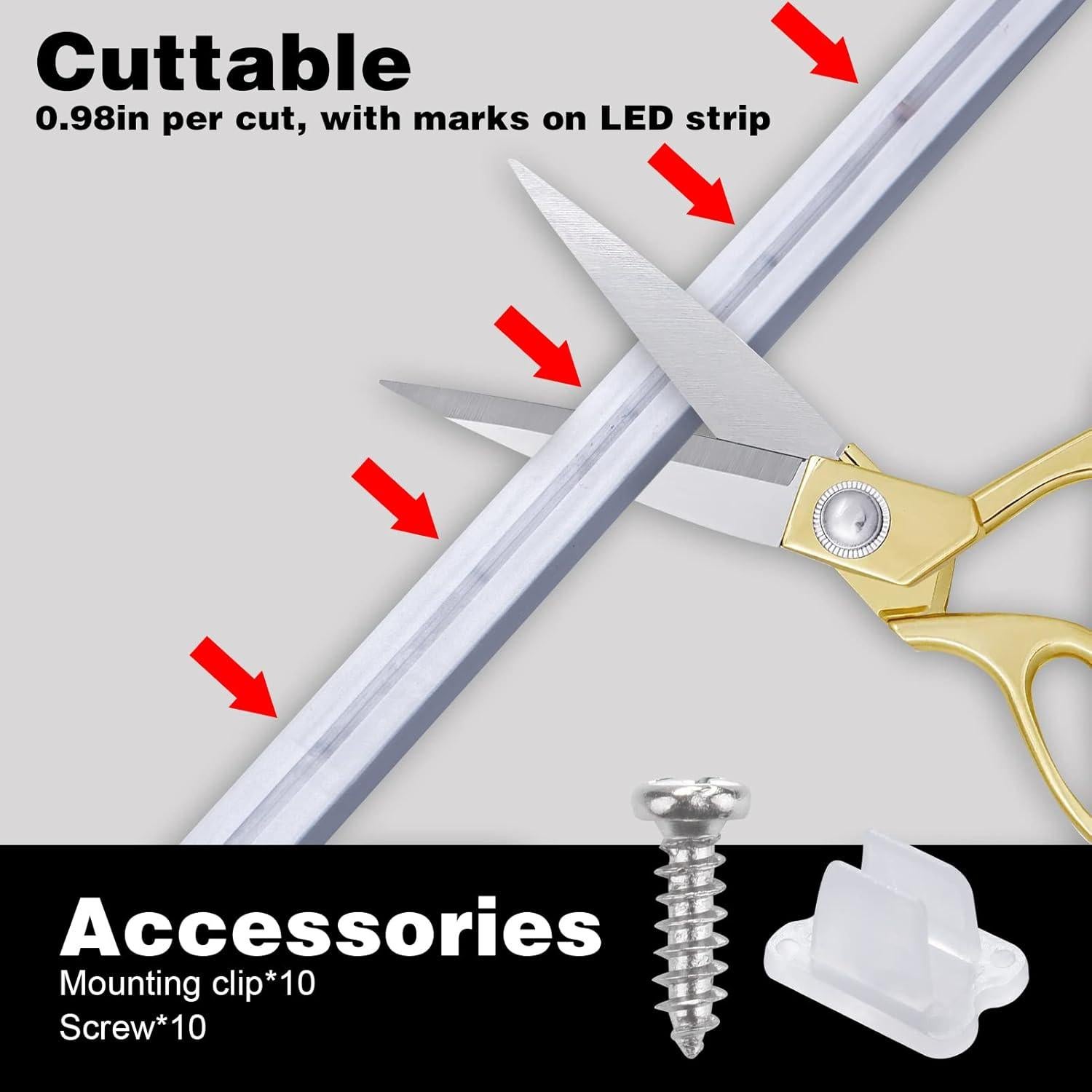 Cinta LED RGB Neón 5m iNextStation con Control Remoto y APP