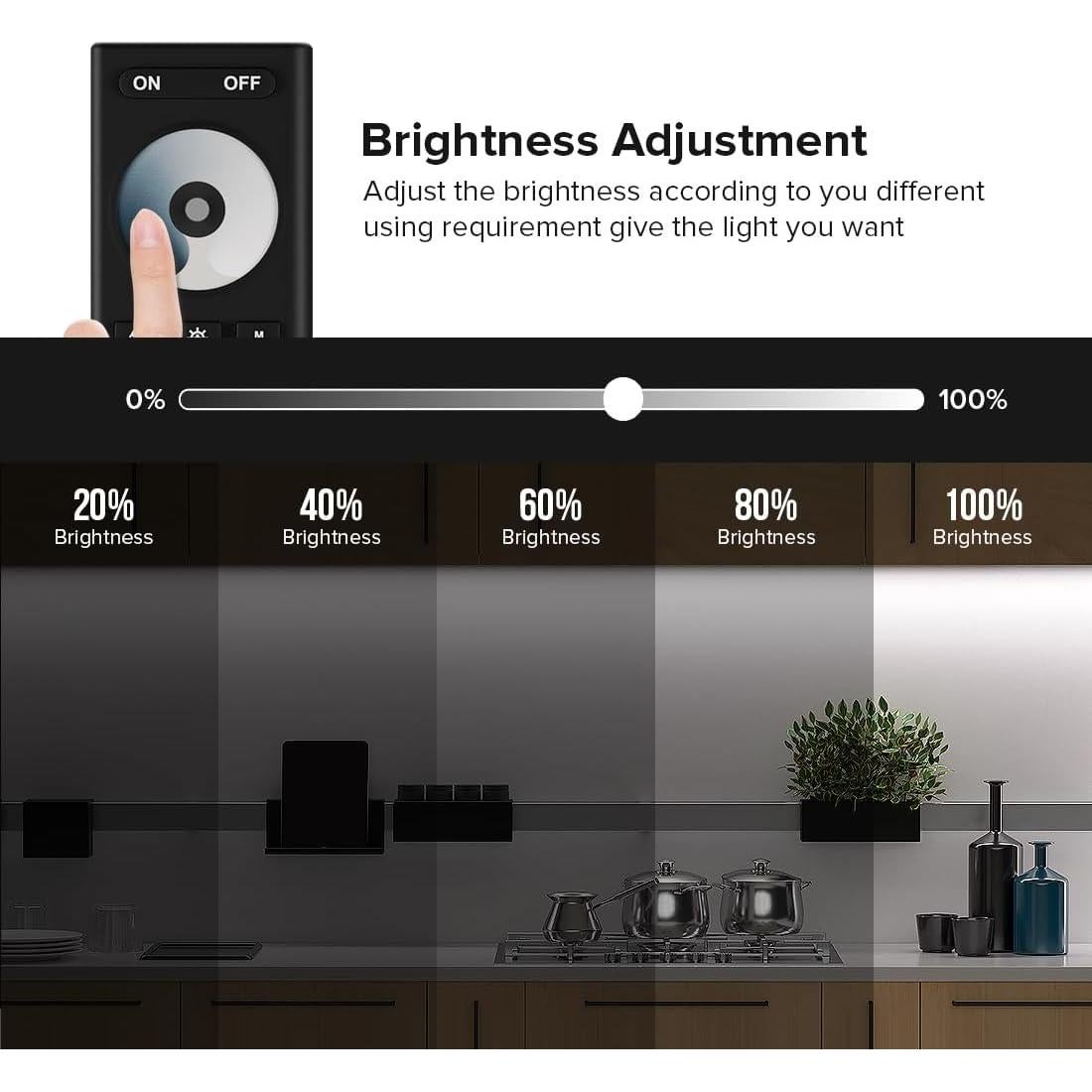 BTF-LIGHTING 5050SMD FCOB COB Dimming RF 2.4GHz Wireless Remote RC01RFB & C01RF Tuya Controller Kit 4 Zones Group Control PWM Single Color (+V -V) 2pin LED Strip Neon Rope Light DC5V DC12V DC24V