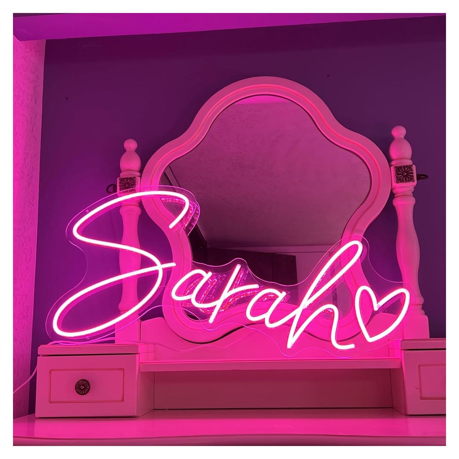 Cartel de Neón Personalizado LED 61x61cm WASNKGFW