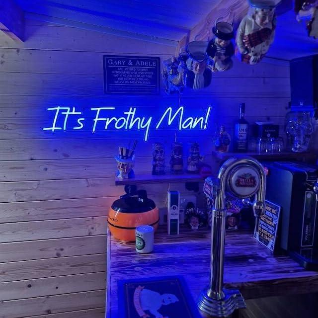 Cartel de Neón Personalizado LED 61x61cm WASNKGFW