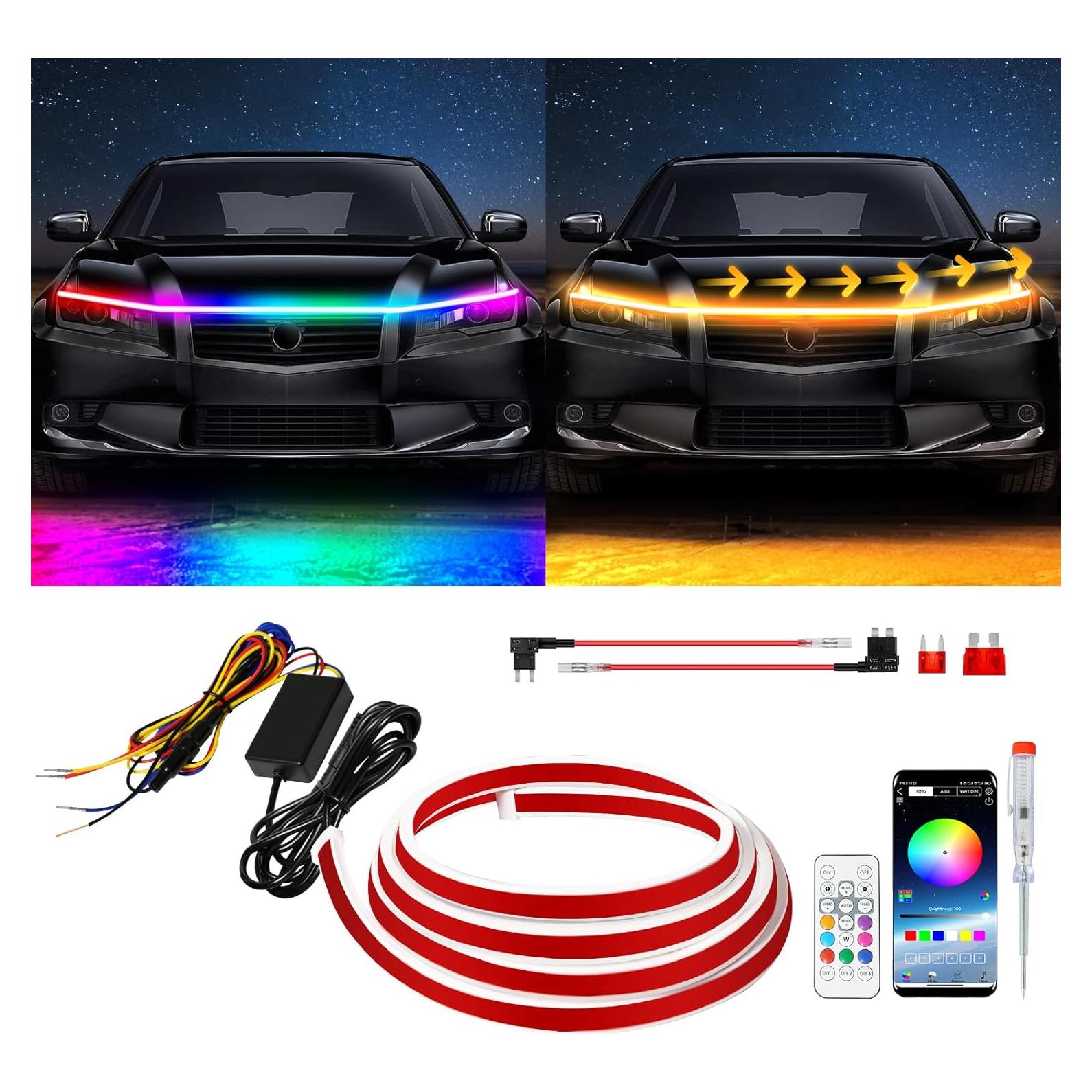 Tira de Luz LED RGB Multicolor DUOFU365 2.4M Impermeable