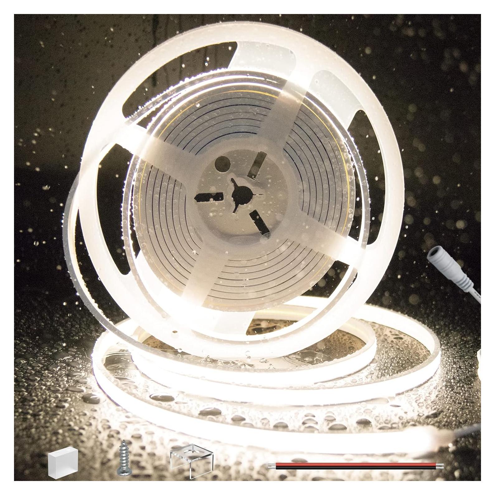 Tira LED Neon COB PAUTIX 5m 4000K IP68 Impermeable 504 LEDs/m