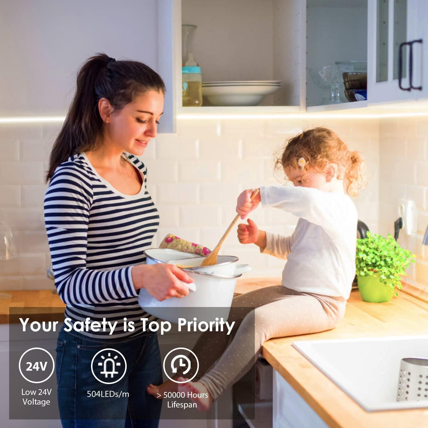 Tira LED Neon COB PAUTIX 5m 4000K IP68 Impermeable 504 LEDs/m