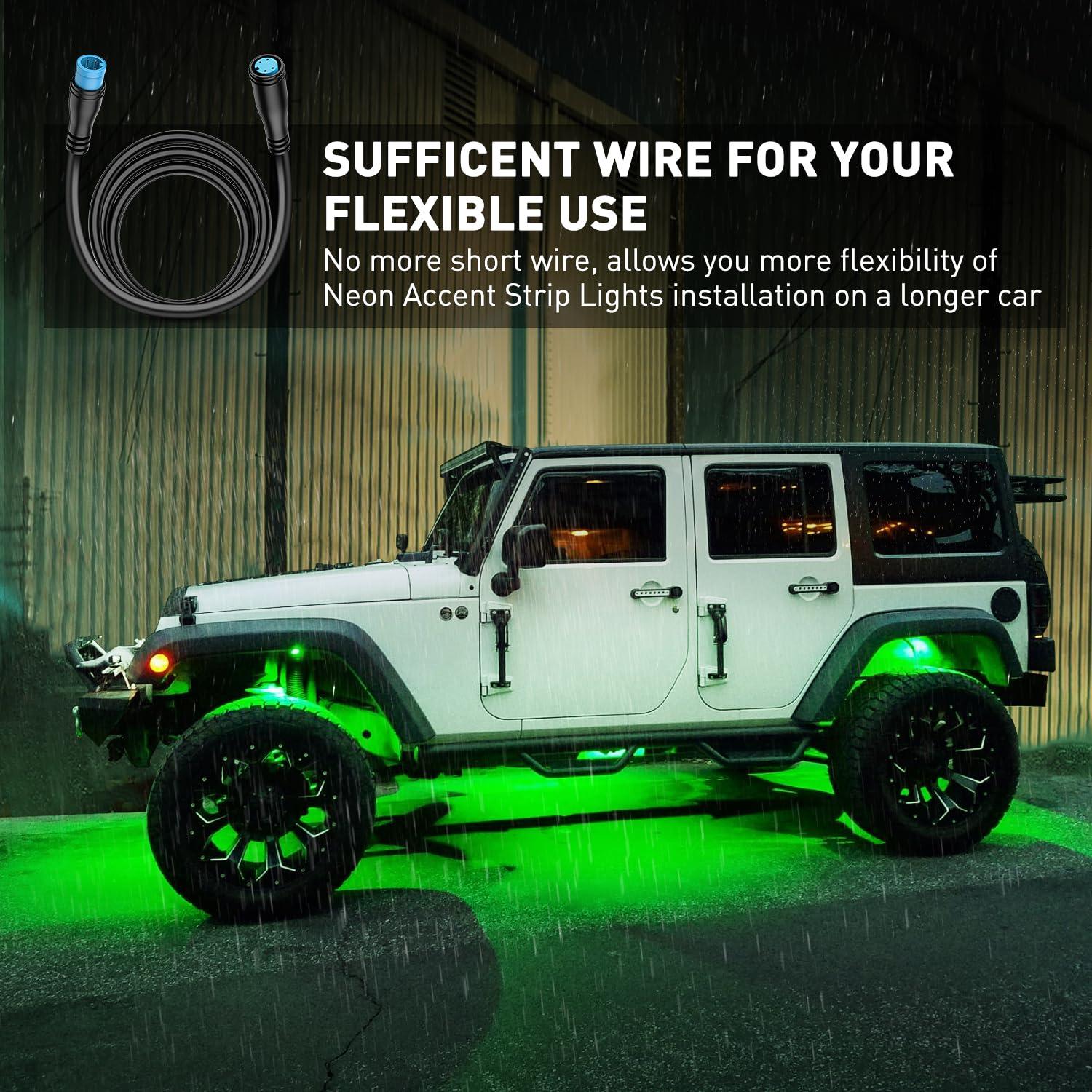 Cable de Extensión 4 Pin Nilight 5FT (1.52 m) para Luces RGB