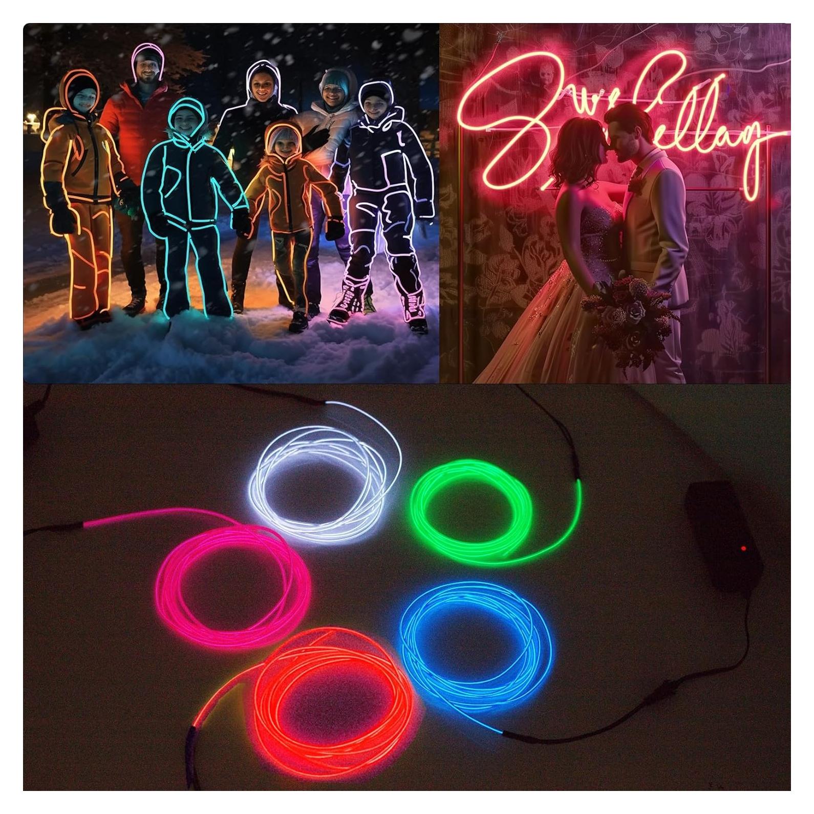 Tira de Neón Brillante 1M Multicolor Nuestra Mejor - 5 Modos