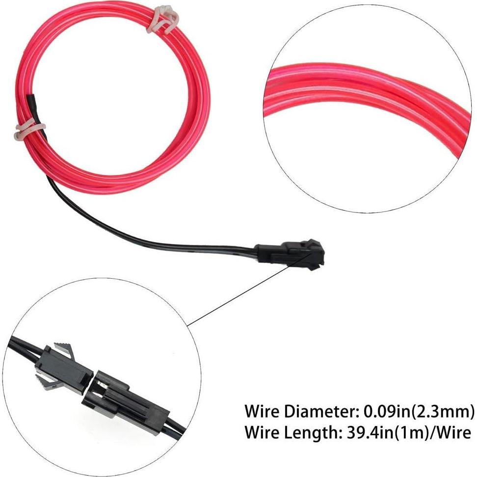 Tira de Neón Brillante 1M Multicolor Nuestra Mejor - 5 Modos