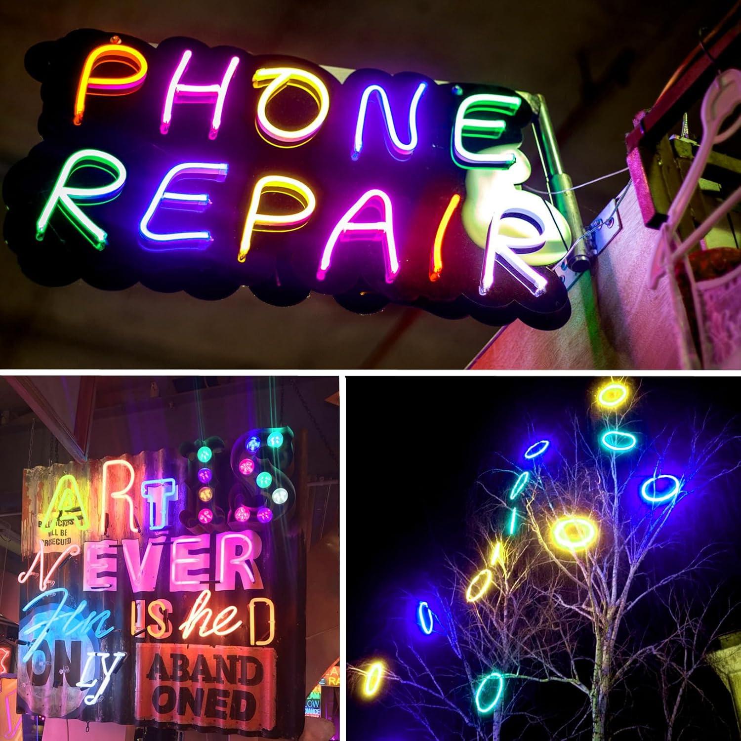 Tira de Neón Brillante 1M Multicolor Nuestra Mejor - 5 Modos