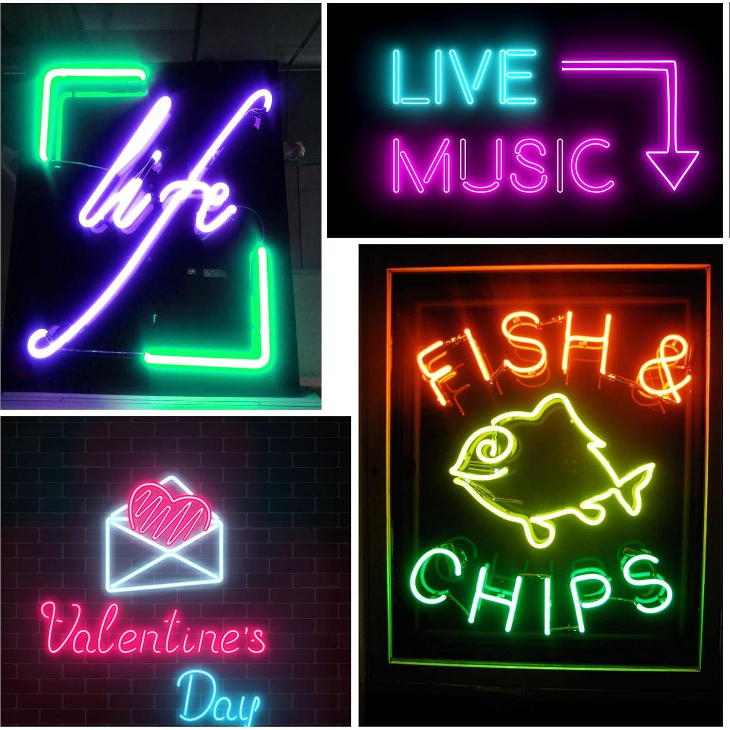 Tira de Neón Brillante 1M Multicolor Nuestra Mejor - 5 Modos