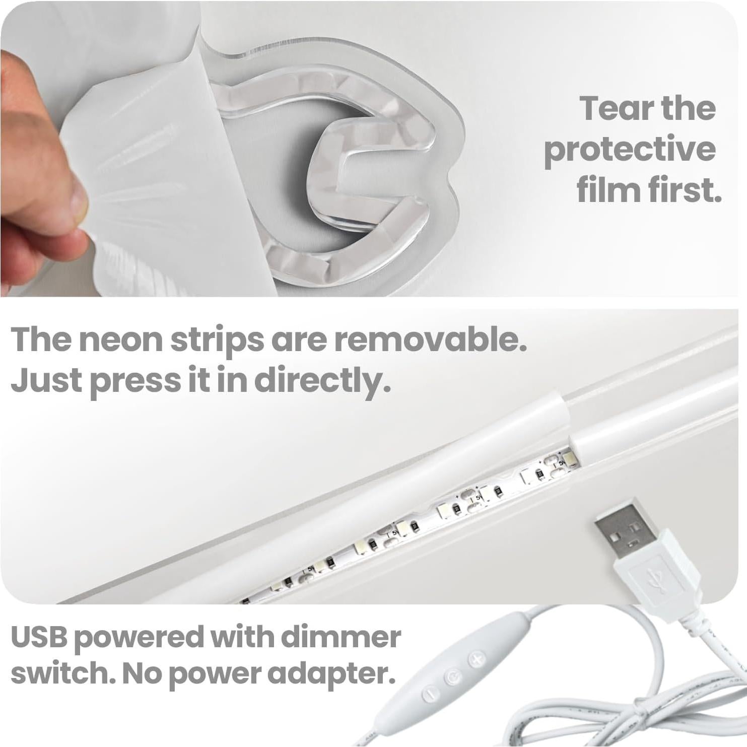 Buy Me Books and Tell Me I'm Pretty Neon Sign,Neon Signs For wall Decor,Classroom Sign,Warm White LED Sign,Dimmable Letter Neon Lights,Neon Light Sign for Bedroom Classroom Led Wall Art