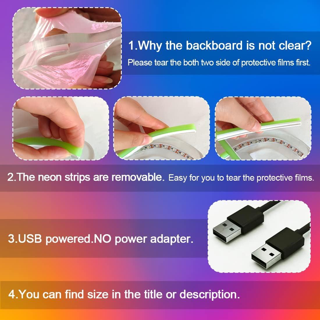 Letrero de Luz de Neón LED SYLHOME Felicitaciones 40x19 cm USB