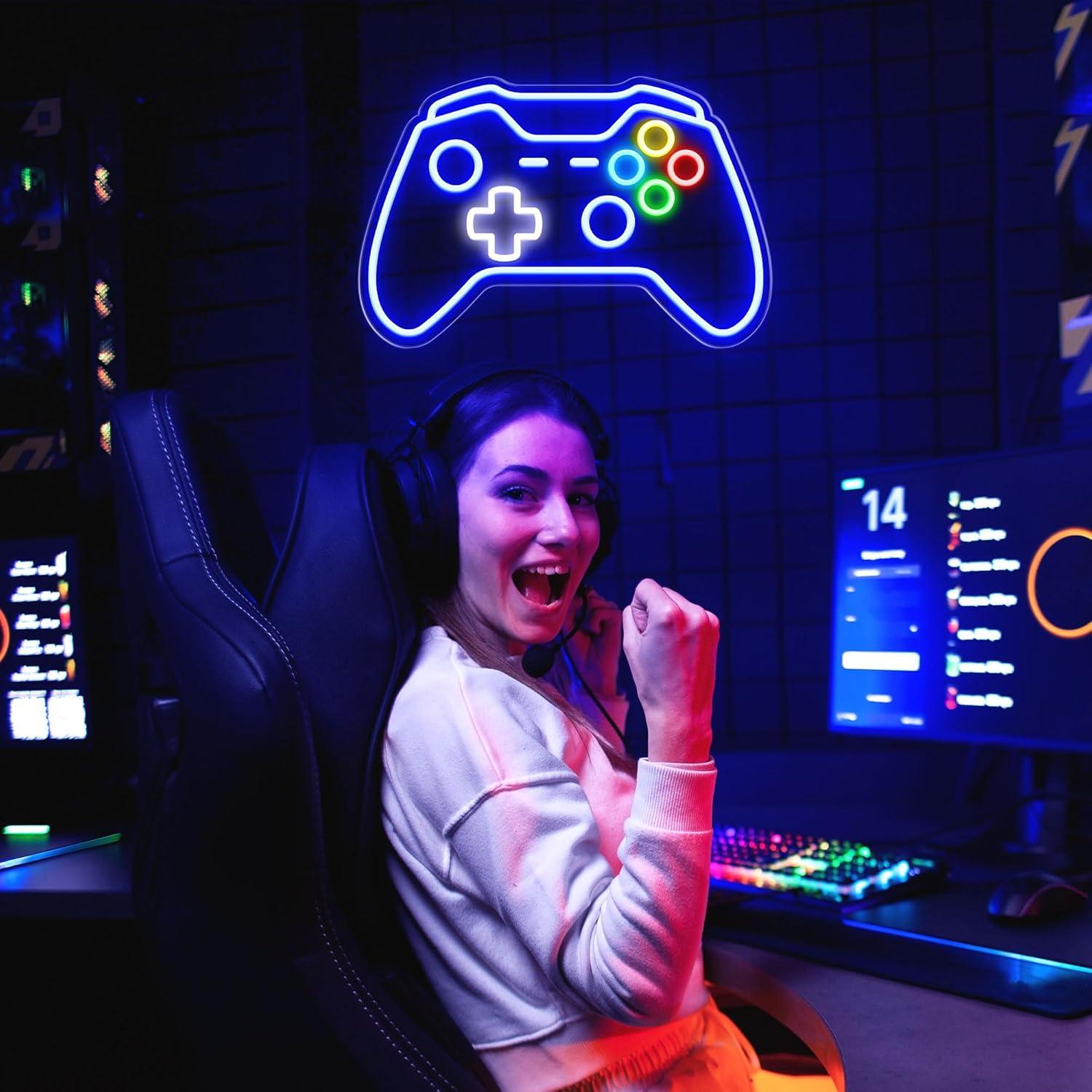 Luz de Neón Gamer CULOIS 40.64x26.67cm Ajustable USB