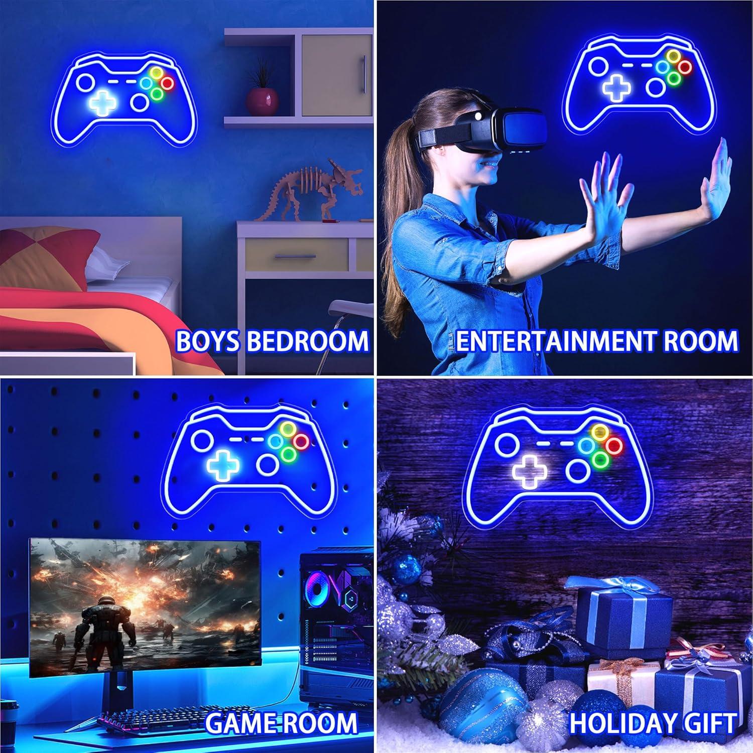 Luz de Neón Gamer CULOIS 40.64x26.67cm Ajustable USB