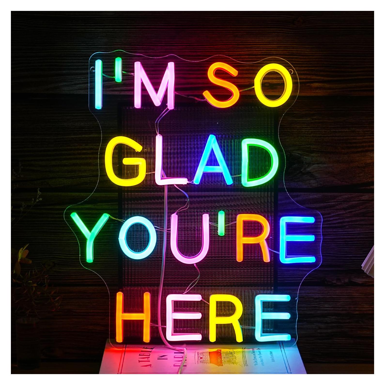 Letrero de Neón LED Regulable BNEMCEZH Multicolor 36.8x32 cm