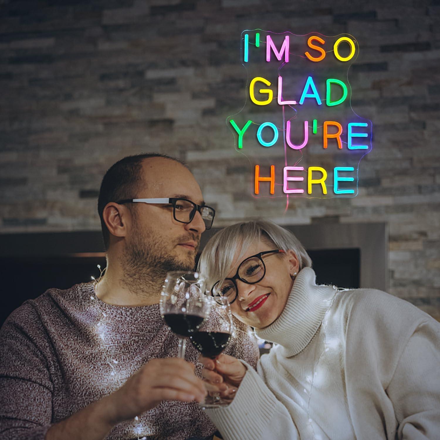 Letrero de Neón LED Regulable BNEMCEZH Multicolor 36.8x32 cm