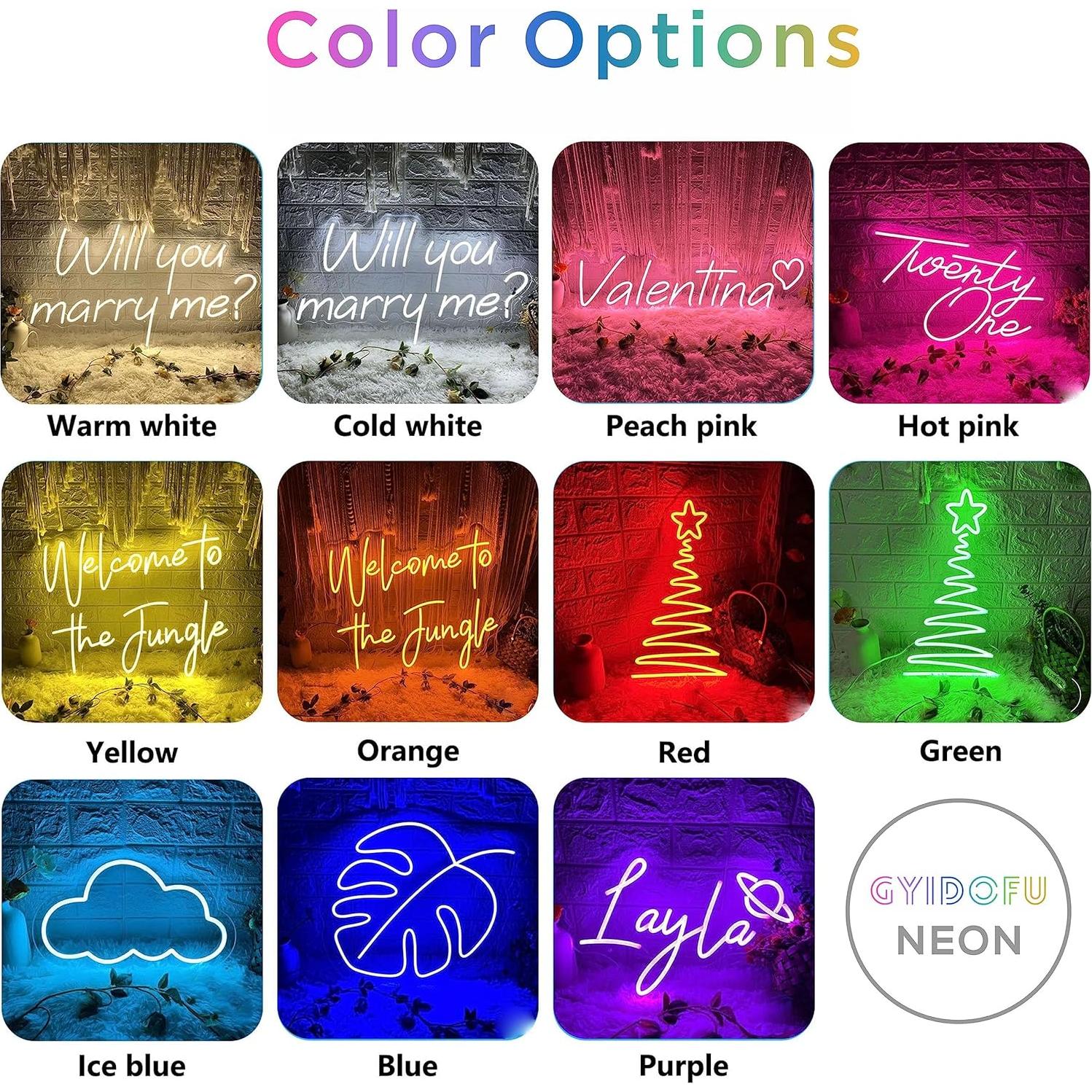 Cartel de Neón Personalizado LED LC SIGN para Bodas y Eventos