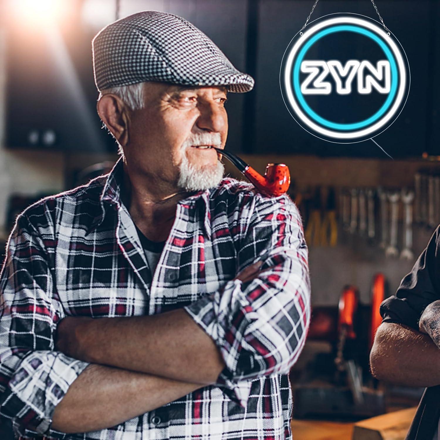 Cartel de Neón LED Pugna Z.Y.N 20x20 cm Decoración Pared