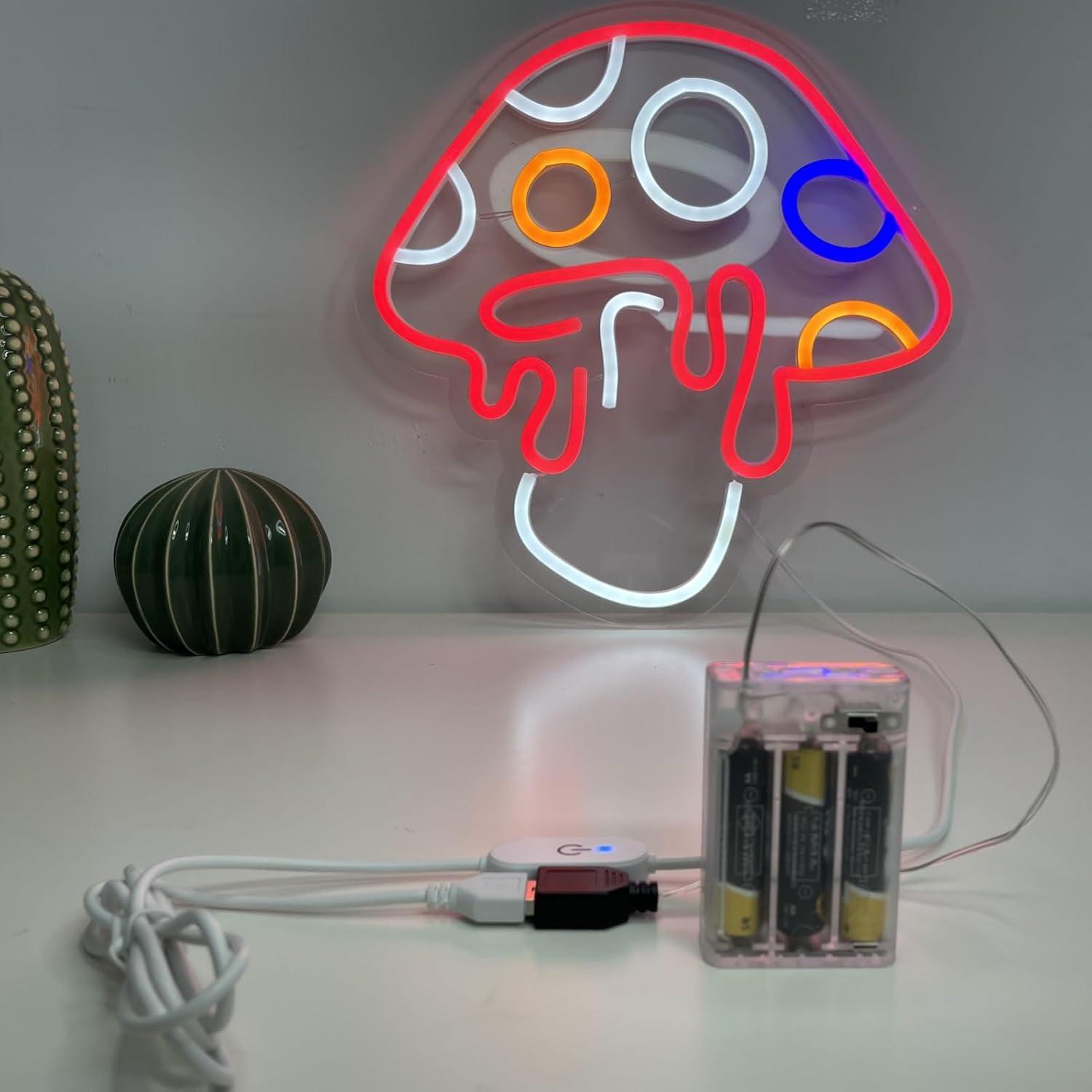 Batería Portátil FLAGMEE para Carteles de Neón 5V - 3AA