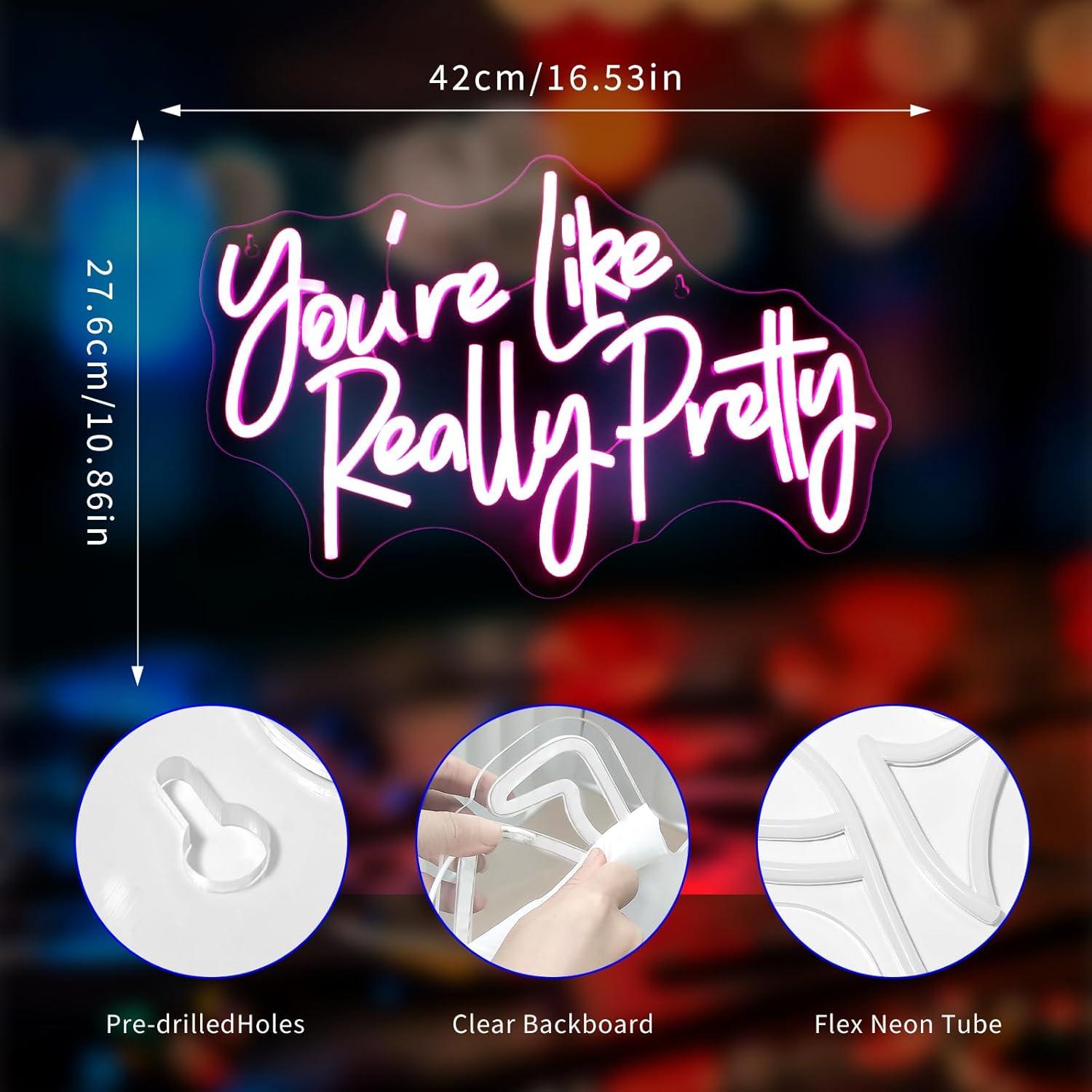 Luz de Neón LED Eres Como Realmente Bonita 0.83 kg
