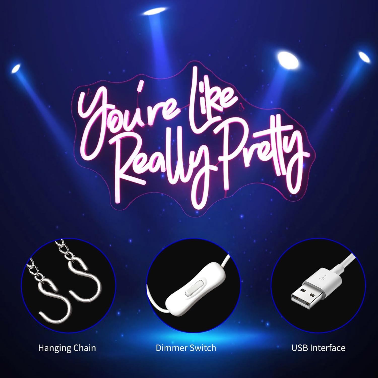 Luz de Neón LED Eres Como Realmente Bonita 0.83 kg