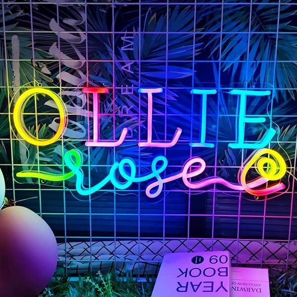 Cartel de Neón Personalizado LED FIWECOer para Decoración