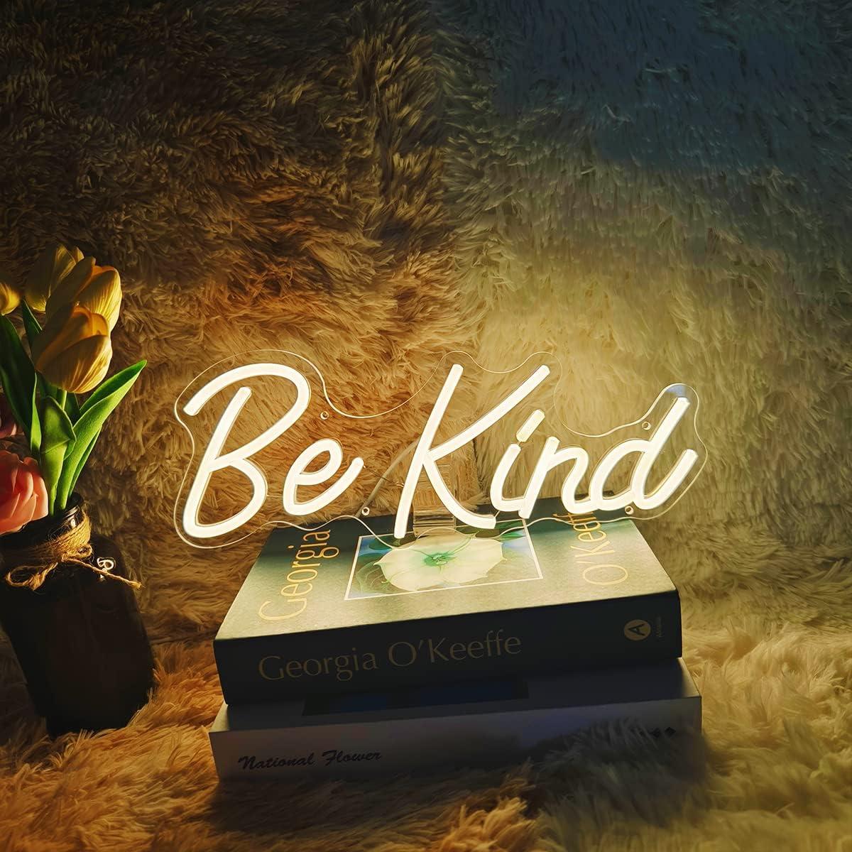 Luz Neón LED Regulable Sé Amable - Decoración Pared USB